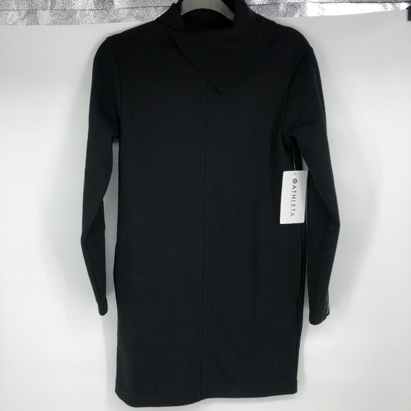 NWT Athleta Cozy Karma Vela Dress Black XXS - Picture 5 of 5